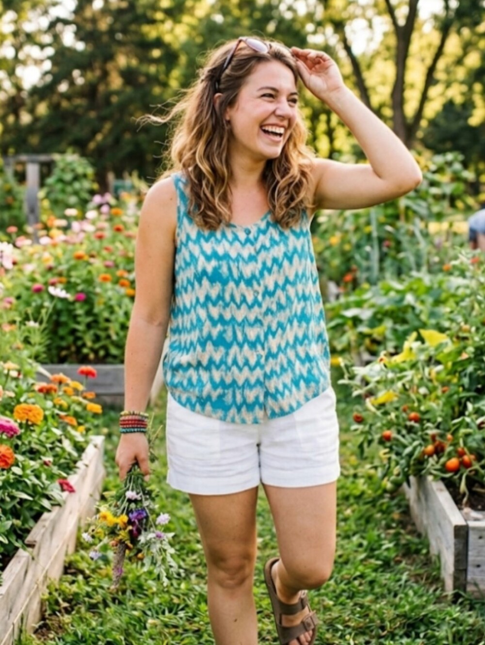 Effortless Chic: The Faded Glory Chevron Blouse | 2/$15